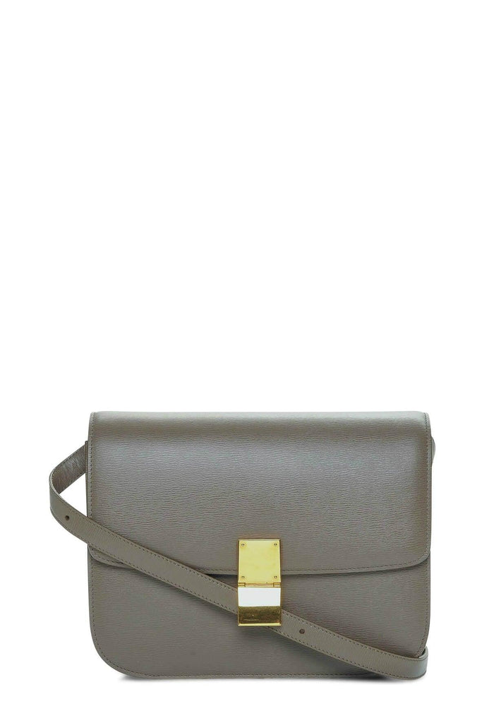 Medium Classic Box Bag Souris - Celine