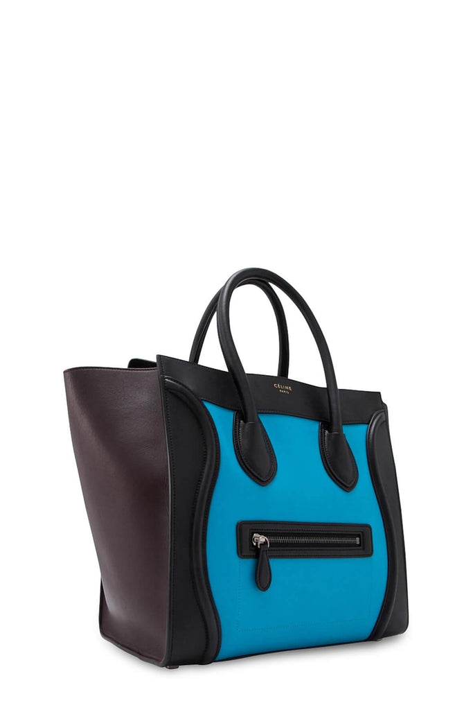 Mini Luggage Black Blue Brown - Celine