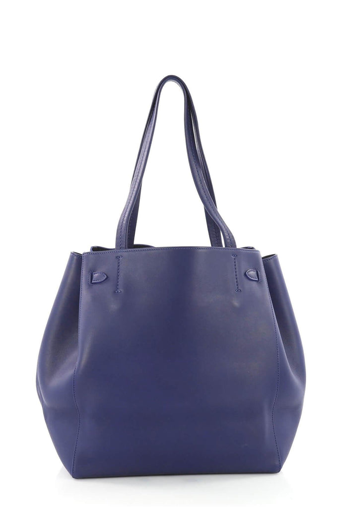 Small Cabas Tote with Tassel Navy Blue - CELINE