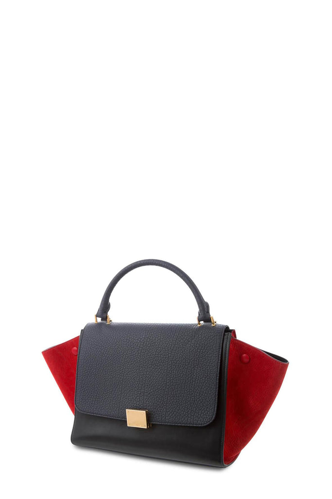 Trapeze Small Navy Black Red - CELINE
