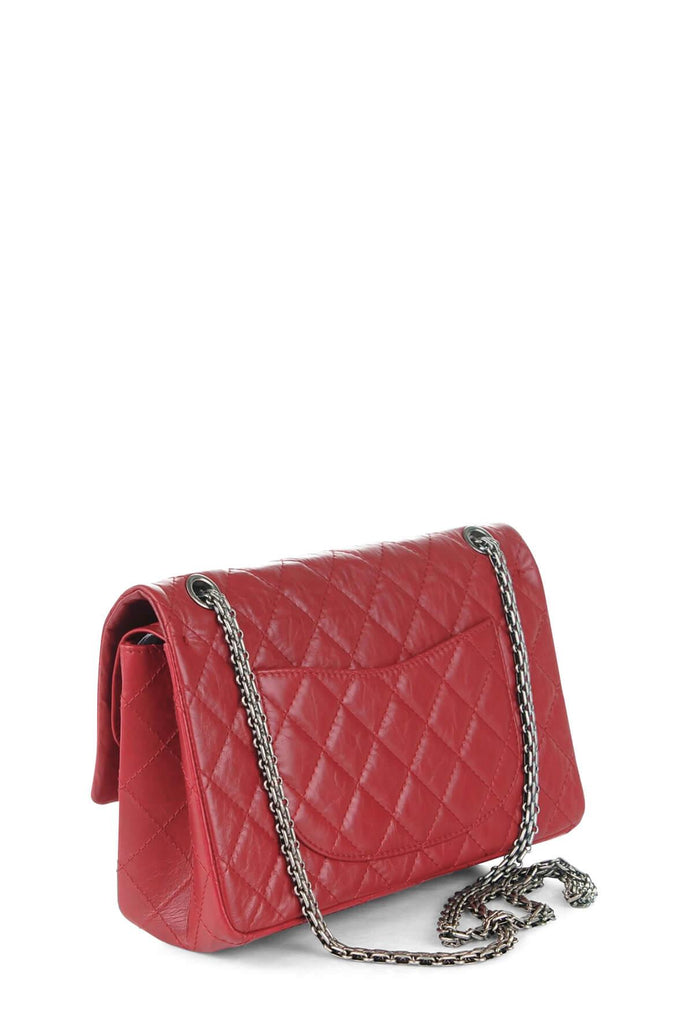 Reissue 226 Double Flap Red with Ruthenium Hardware - Chanel