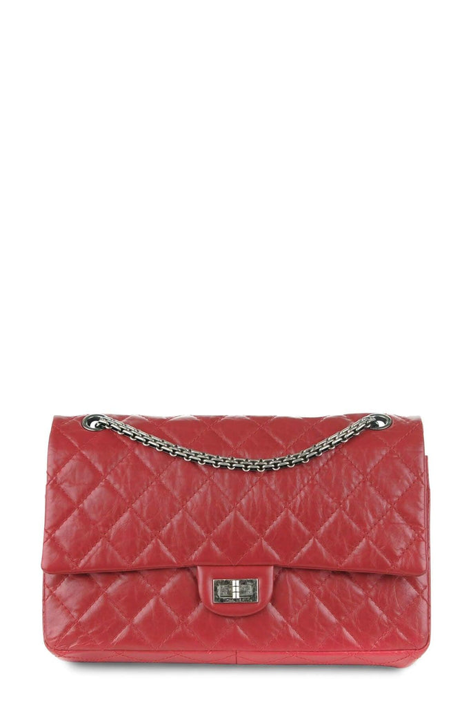 Reissue 226 Double Flap Red with Ruthenium Hardware - Chanel