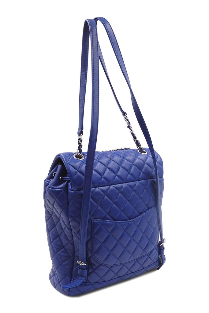 Small Urban Spirit Backpack Blue - Chanel