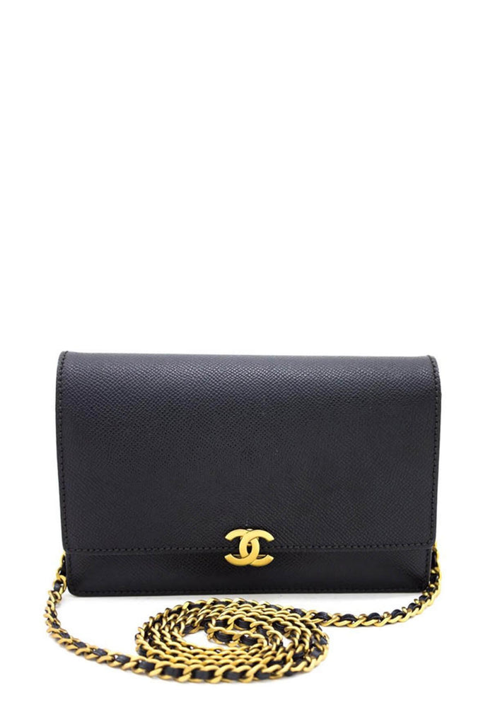 Vintage Caviar Classic Wallet on Chain Black - Chanel