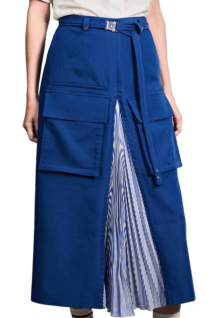 Inverted Pleating Pocket Skirt - Charlotte Ng Studio
