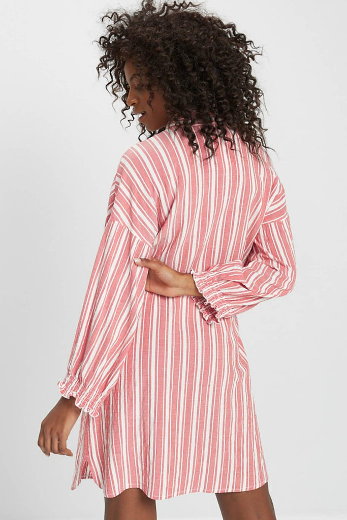 Pink Stripe Dress - Charm