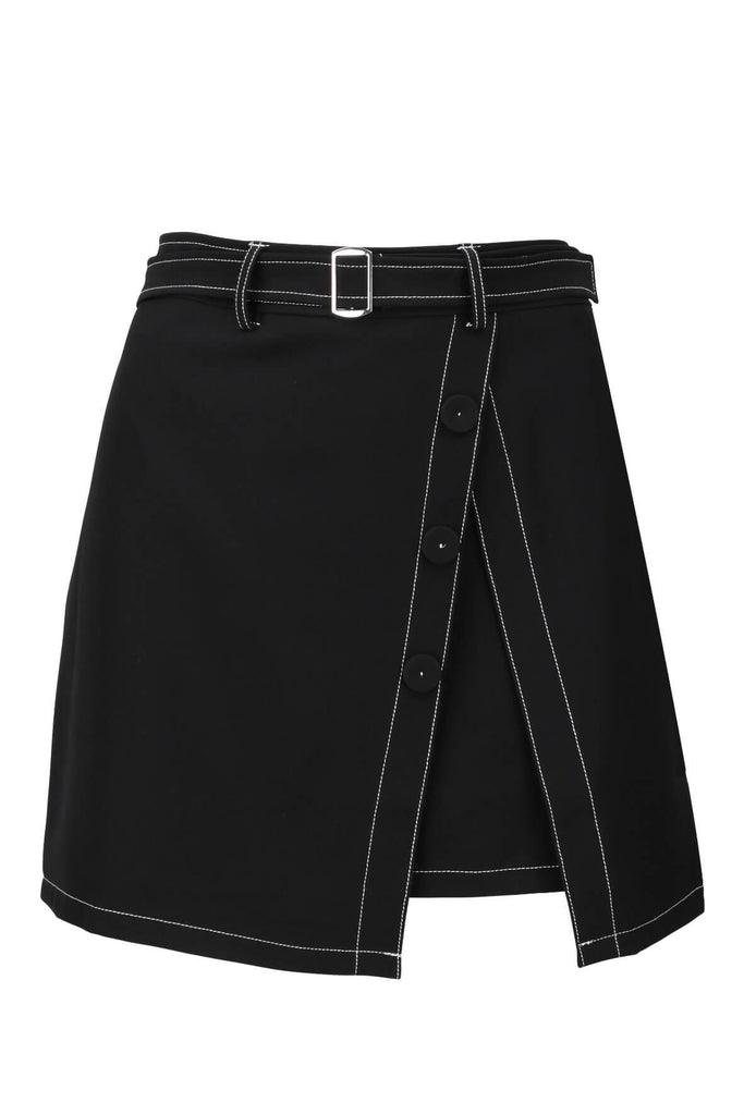 Paisley Contrast Stitching Shorts - Cistar