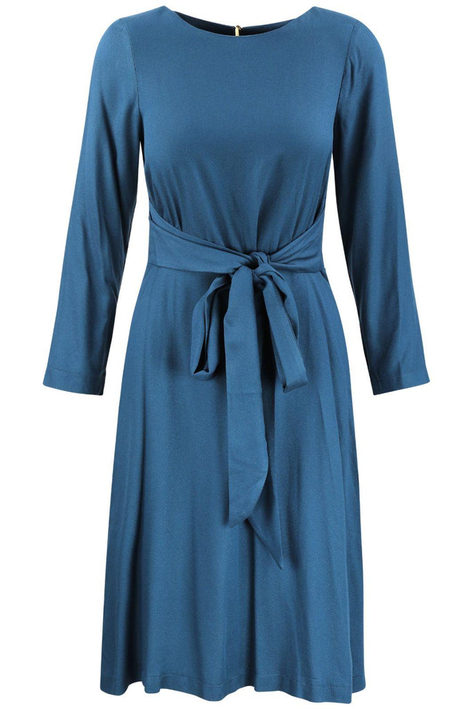 Blue A-line Dress - Closet London