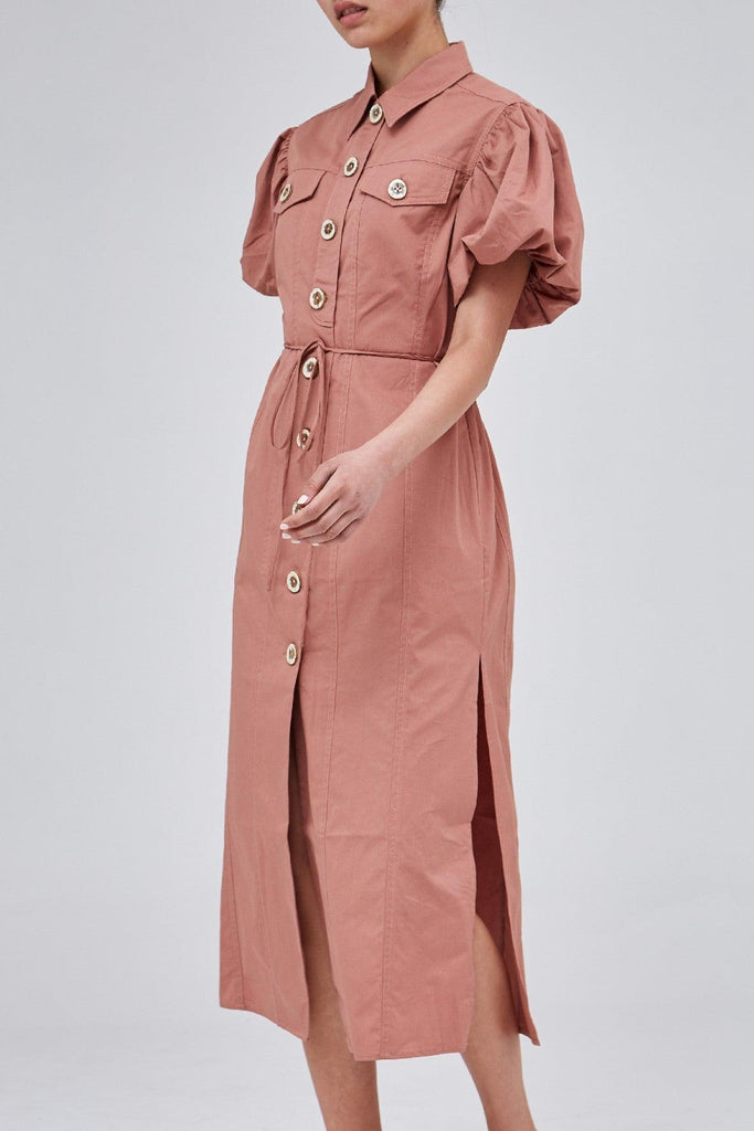 Candor Dress in Marsala - C/Meo Collective