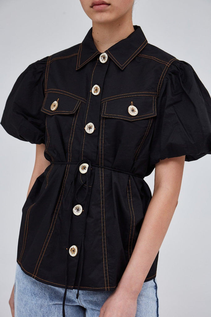 Candor Shirt in Black - C/Meo Collective