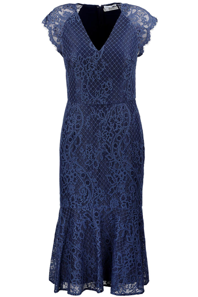 Avery Fitted Lace V-Neck Dress - Cooper St