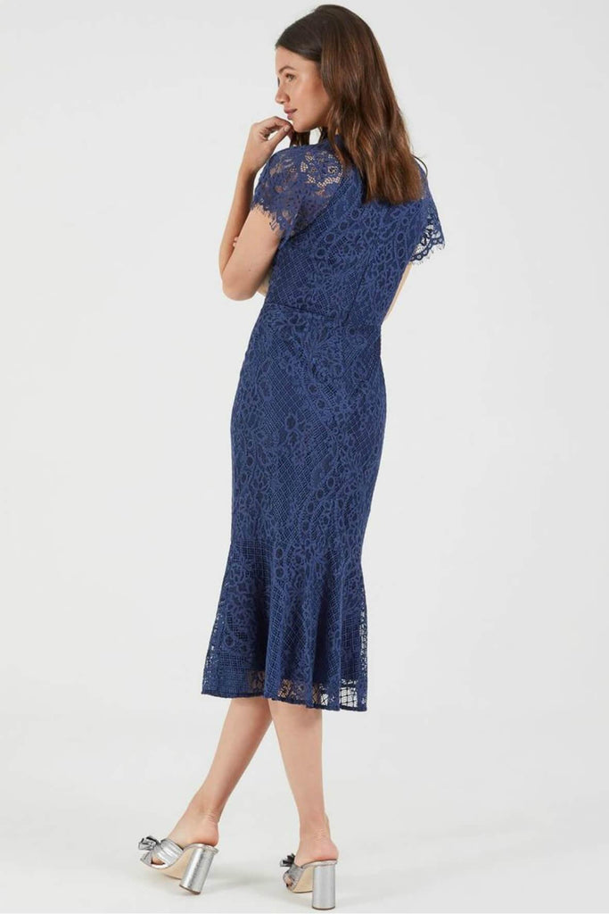 Avery Fitted Lace V-Neck Dress - Cooper St