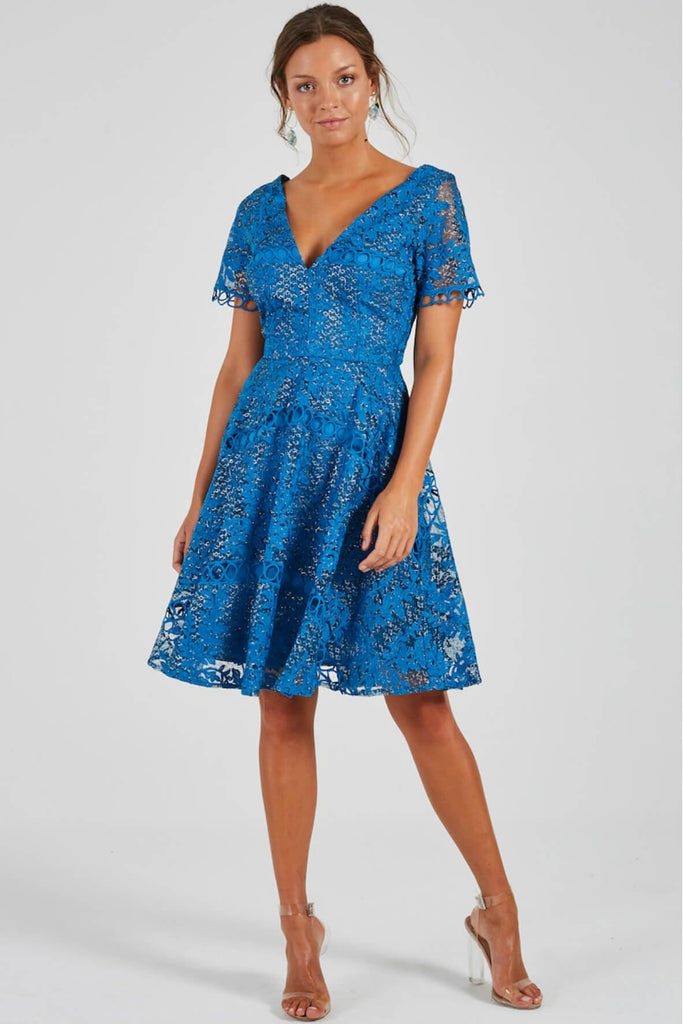 Neptune Fit And Flare Lace Dress - Cooper St