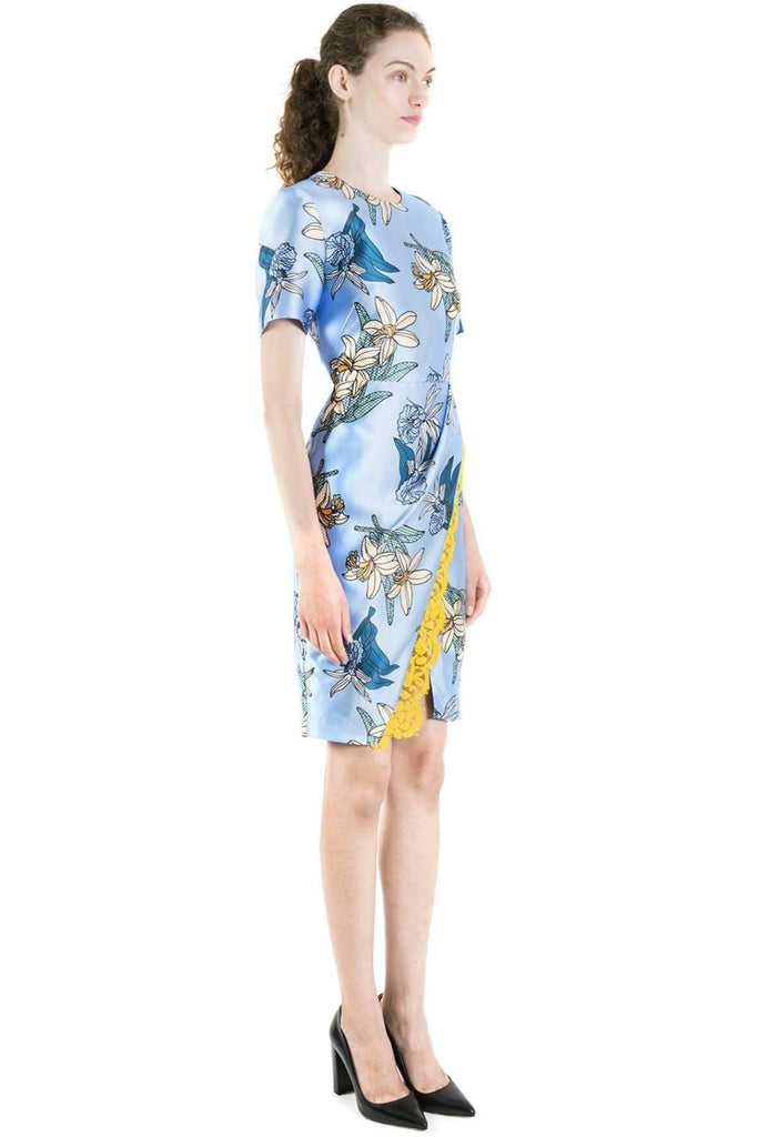 Daffodil Foldover Pencil Dress - D.D Collective