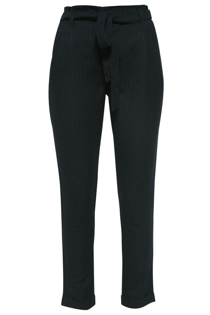 High Waist Pin Striped Trousers - Designers Society