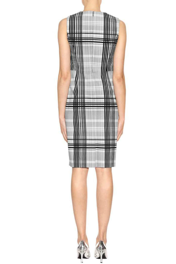 Checkered Knee-Length Dress - Diane Von Furstenberg