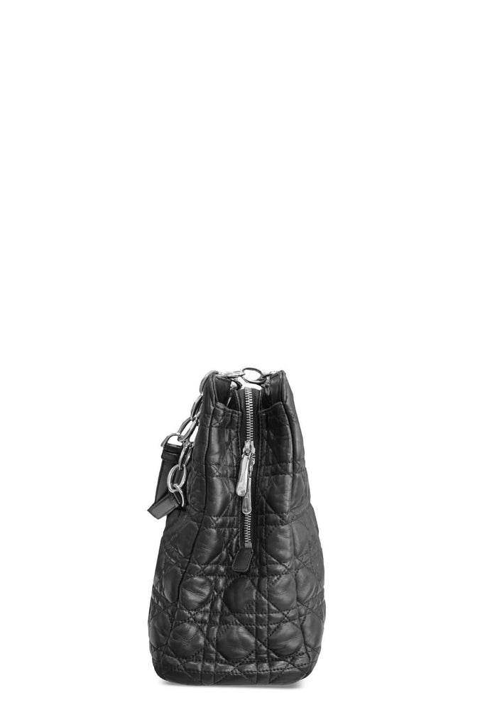 Large Cannage Shopping Tote Black - Dior