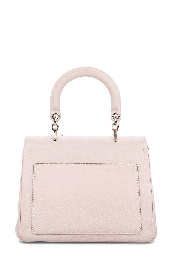 Small Be Dior Top Handle Flap Bag Pale Pink - DIOR