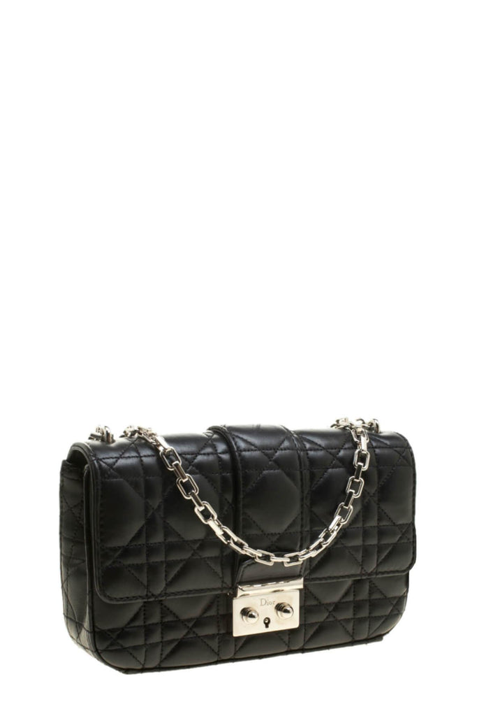 Miss Dior Promenade Flap Bag Black - DIOR