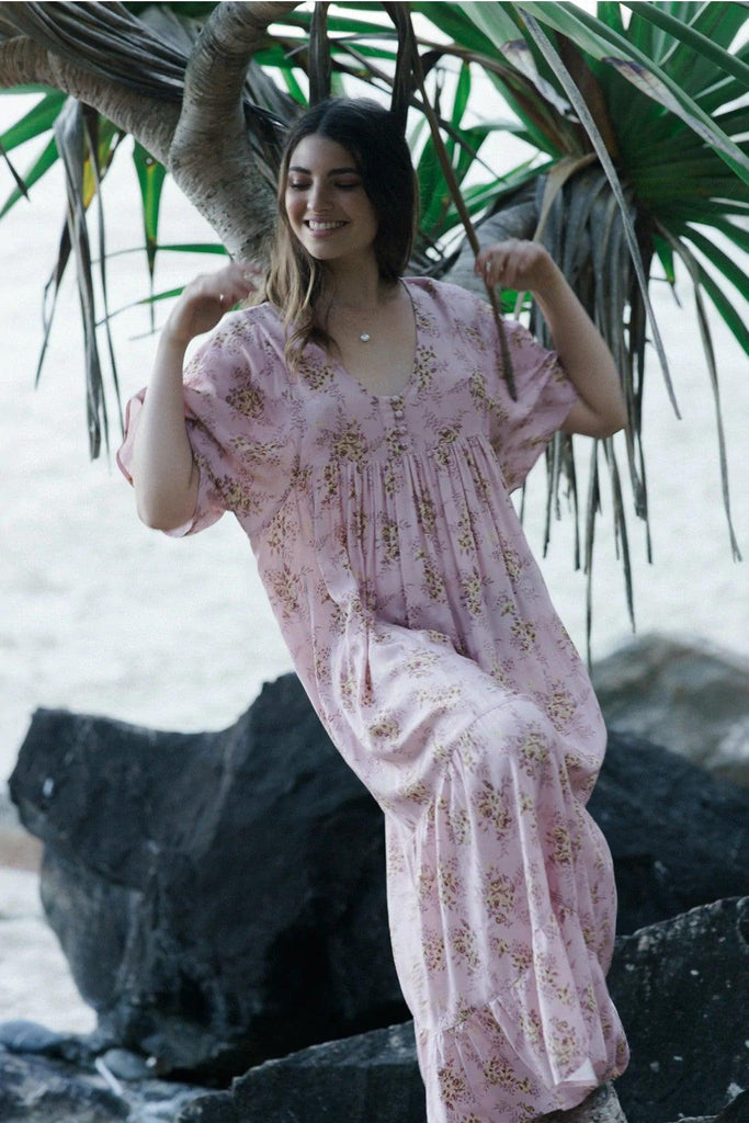 Love Story Maxi Dress in Rose - Dreamers & Drifters