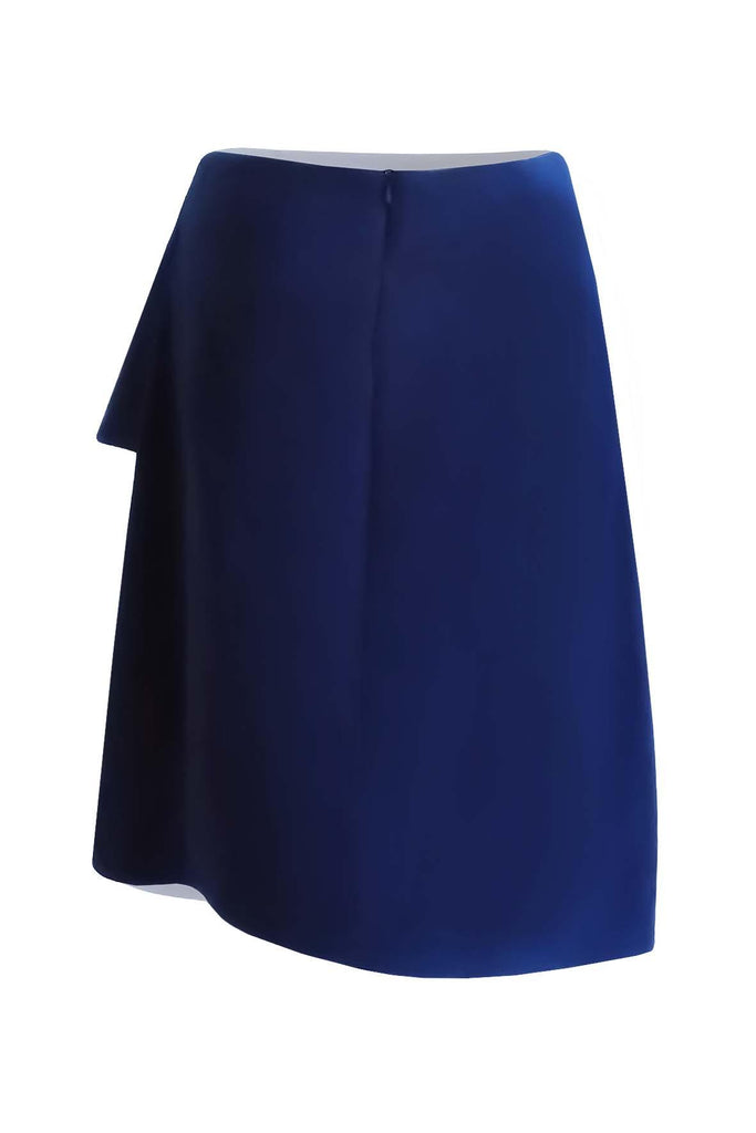 Navy Folded Skirt - Elliatt
