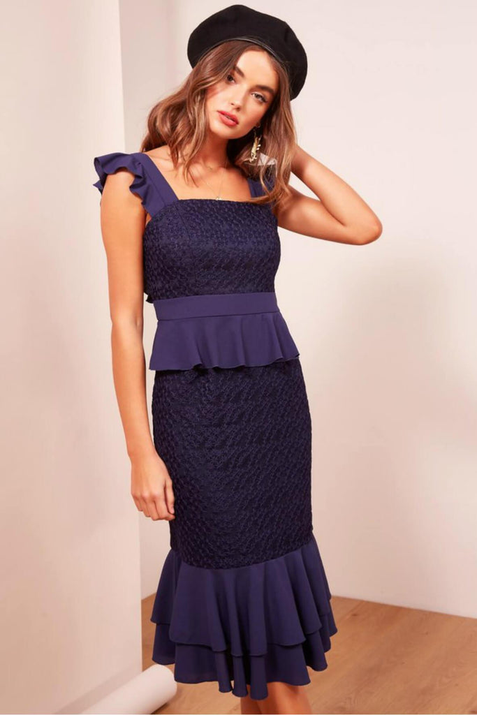 Afterglow Dress Blue - Finders Keepers