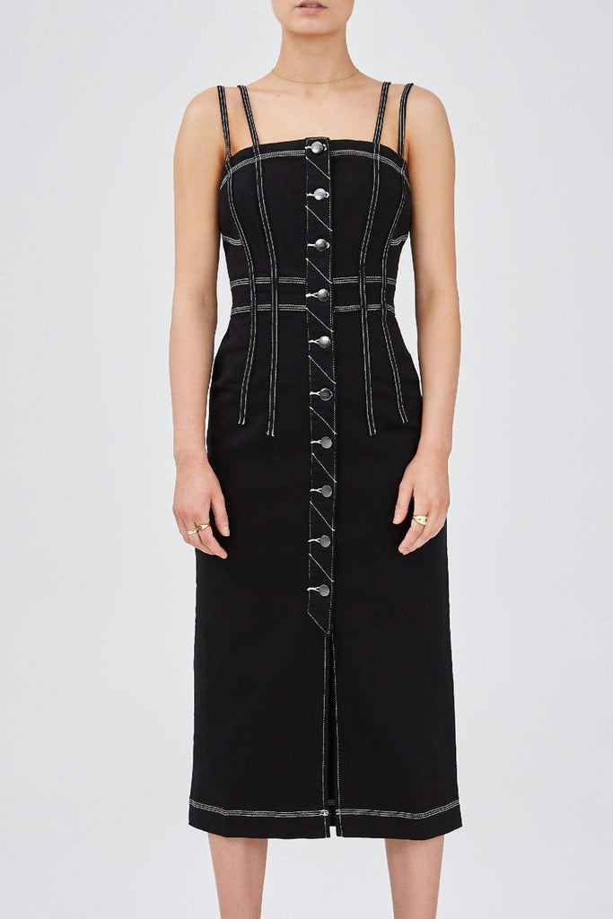 Contrast Midi Dress - Finders Keepers