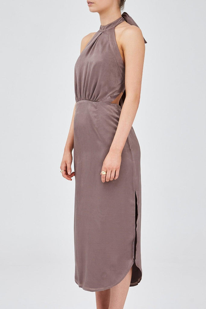 Isle Dress in Pewter - Finders Keepers
