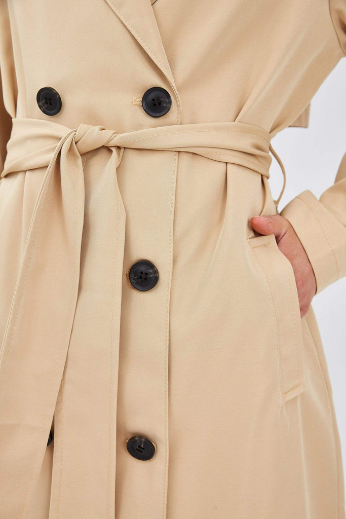 Staple Trench in Camel - Finders Keepers