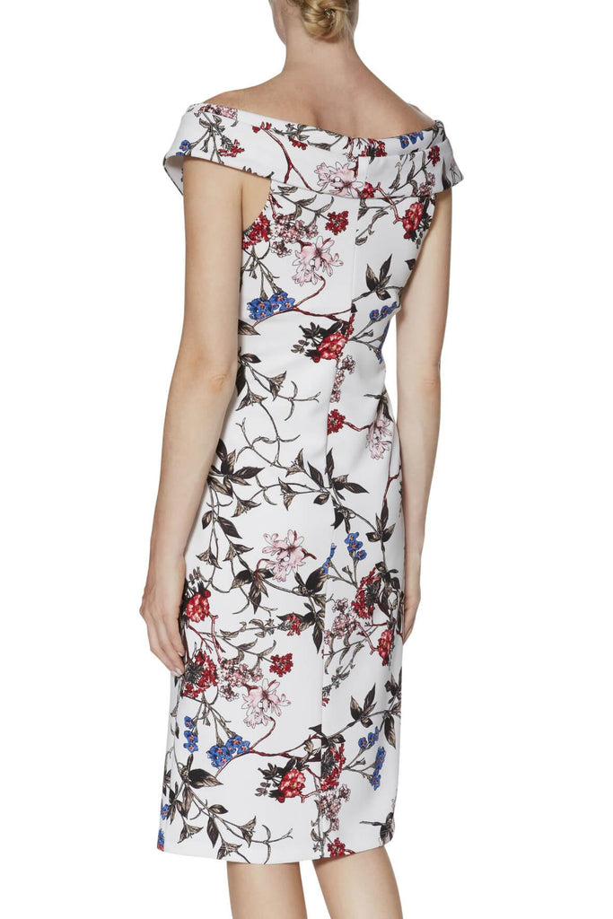 Dana Floral Jersey Dress - Gina Bacconi