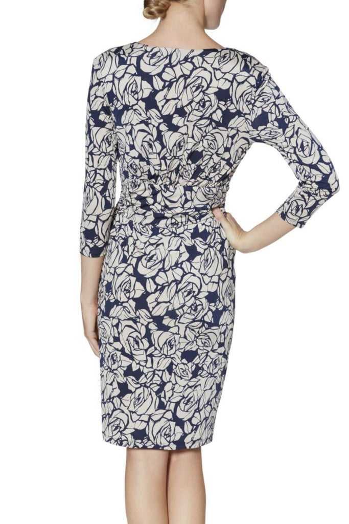 Kirstie Floral Jersey Dress - Gina Bacconi