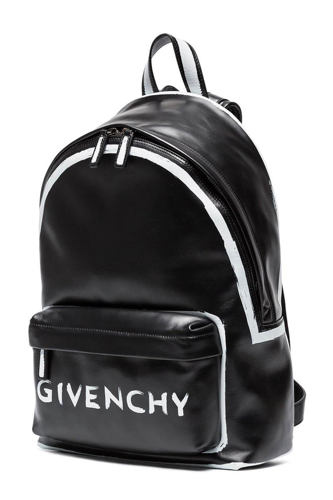 Logo Leather Backpack - GIVENCHY
