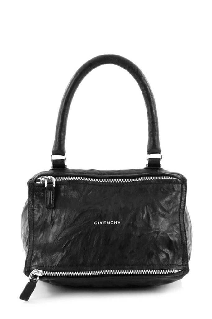 Small Pandora Crinkle Black with Silver Hardware - GIVENCHY