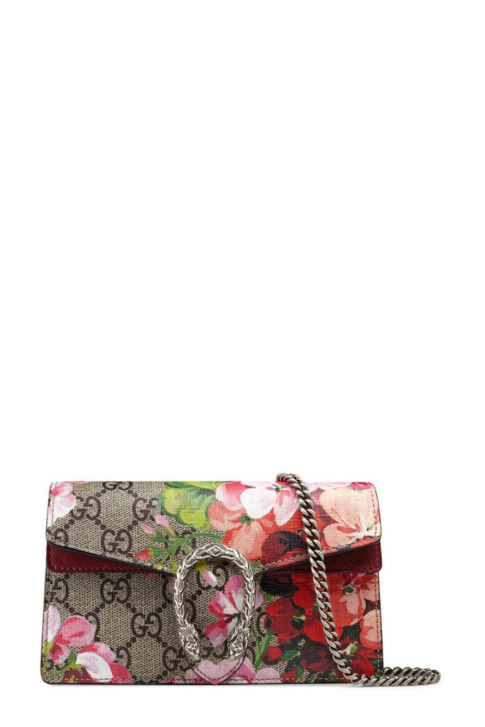 Dionysus GG Blooms Super Mini Bag Red - Gucci