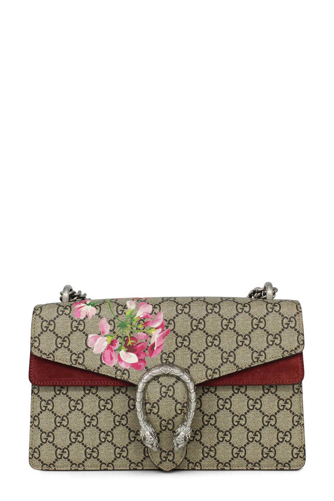 Dionysus GG Supreme Small Blooms Brown Red - Gucci