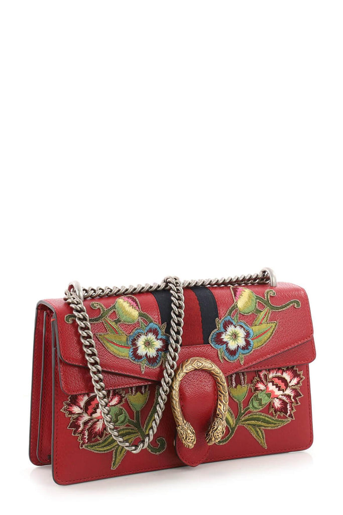 Small Embroidered Dionysus Hibiscus - GUCCI