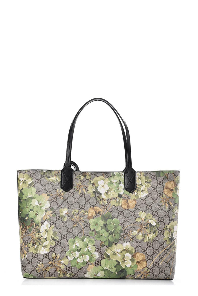 GG Blooms Reversible Tote Green Blooms - Gucci