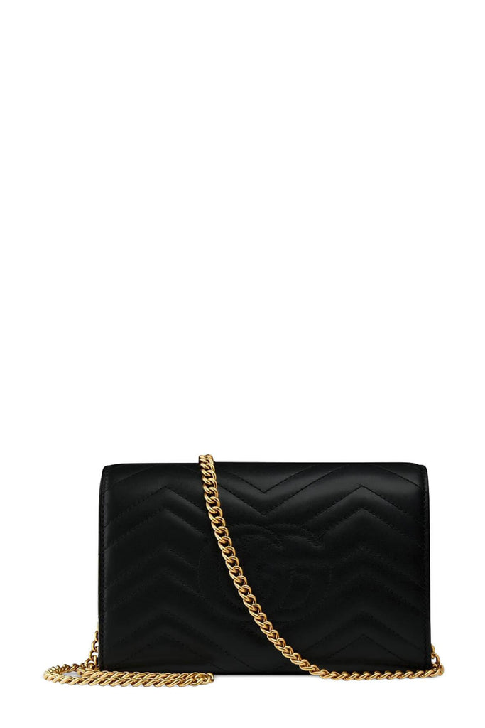 GG Marmont Matelasse Mini Shoulder Bag Black - GUCCI