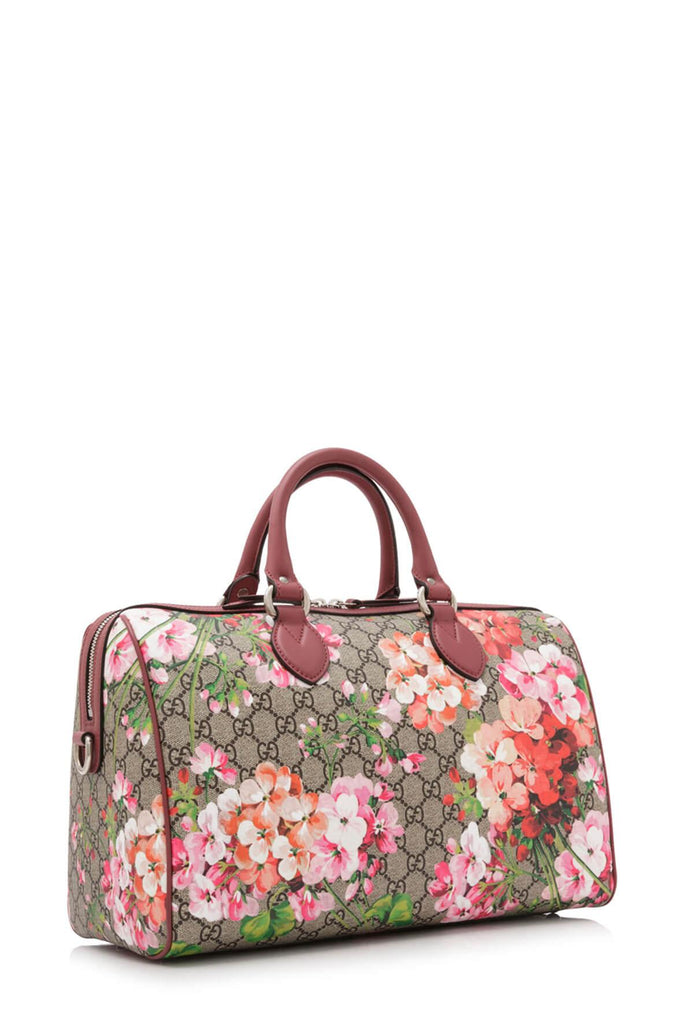 Blooms GG Supreme Top Handle Red Blooms - GUCCI