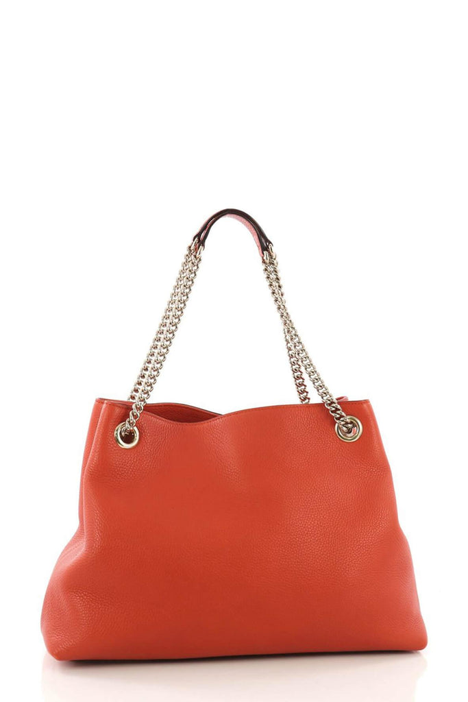 Medium Soho Chain Shoulder Bag Orange - GUCCI