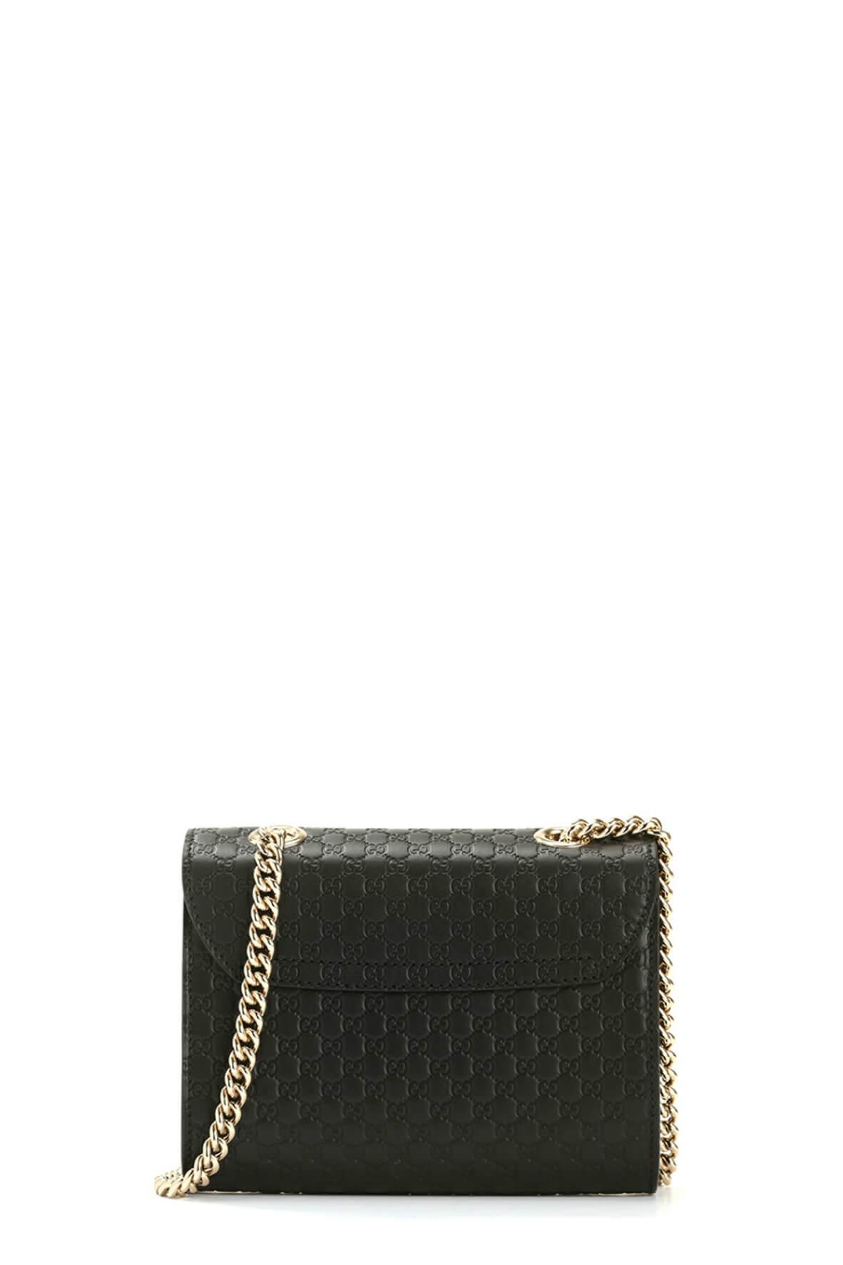 Gucci Microguccissima Leather Clutch Bag Black