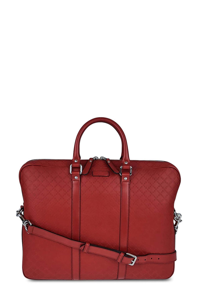 Small Diamante Briefcase Red - Gucci