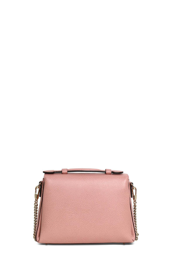 Medium Interlocking GG Top Handle Shoulder Bag Dusty Pink - Gucci