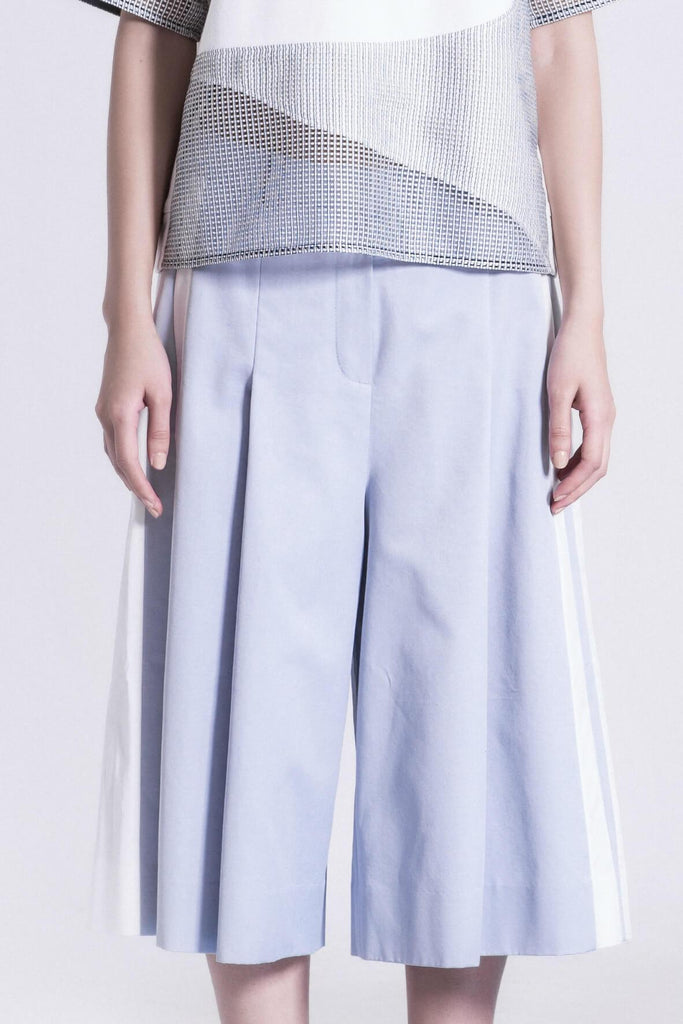 Culottes with Chalk White Side Panel - House Of V