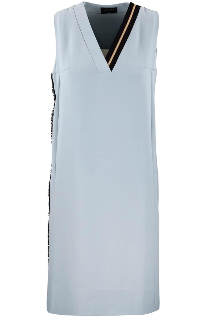V-neck Dress With Stripe Tape Light - House Of V