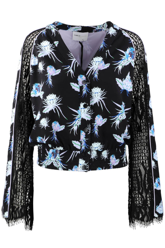Pitaya Print Jacket with Panel Sleeve - Isabelle Blanche
