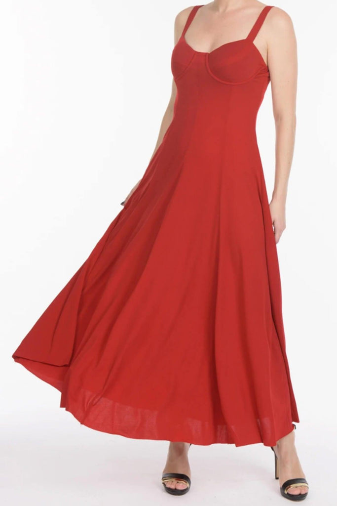 Jersey Dress Red - Jo Kilda