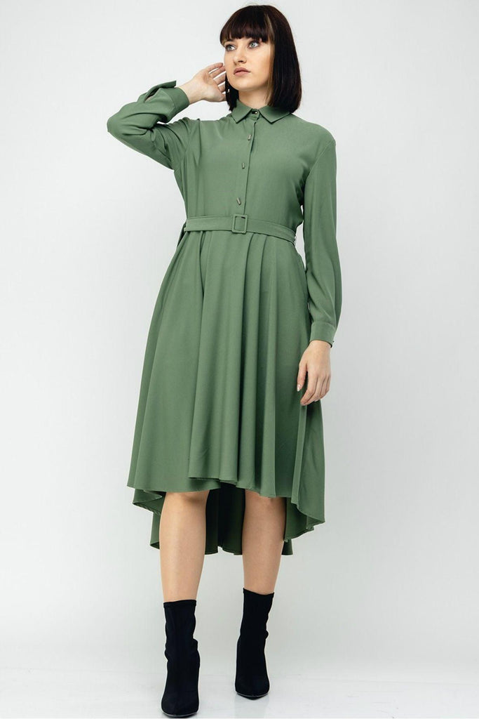 Coutts Belted Dress - Jovonna
