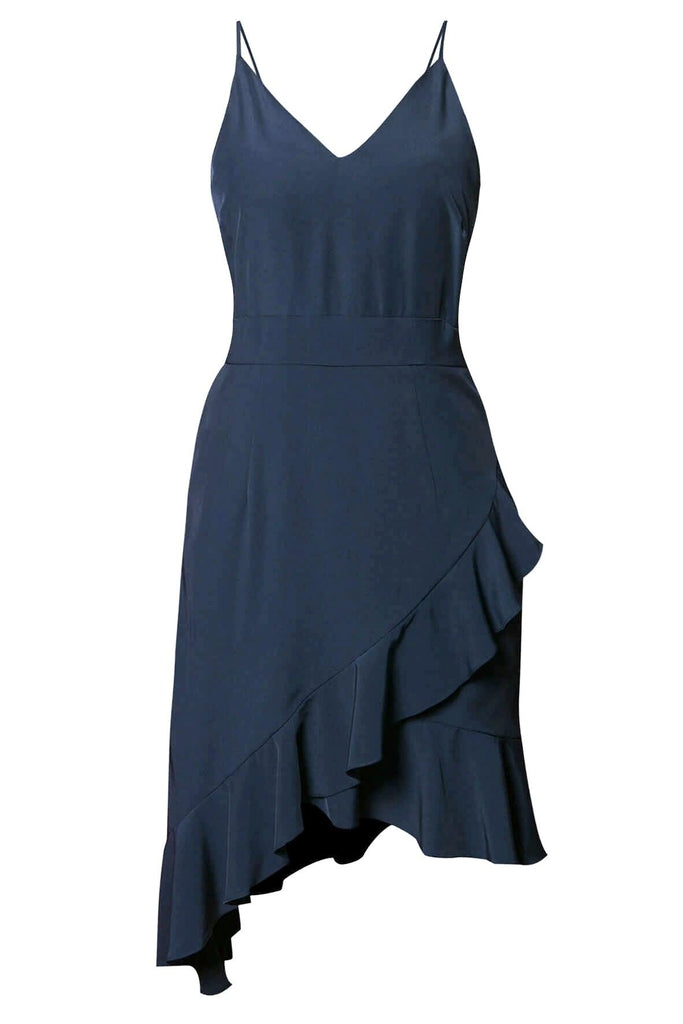 Asymmetric Midi Dress - Kaia The Label