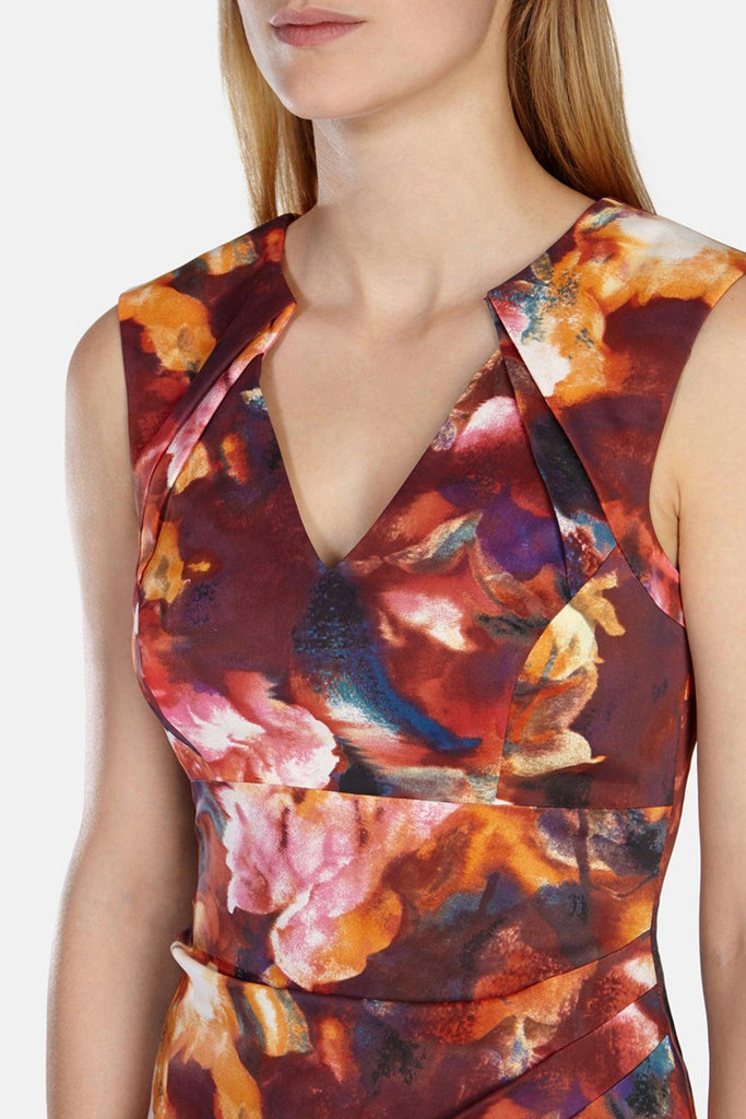 Floral-Print Pencil Dress - Karen Millen